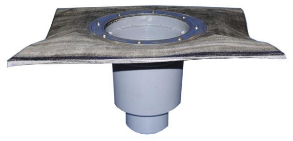 Perfektablaufkörper DN110 senkrecht mit Bitumenmanschette  HL616KH/1